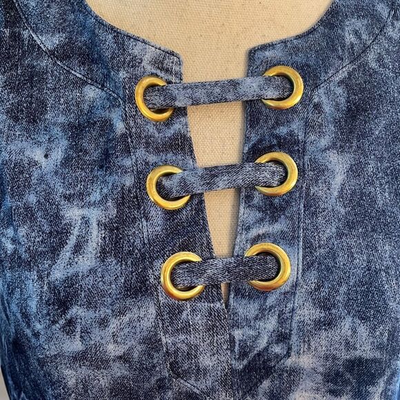 Michael Kors Blue Sheath Mini Dress - Picture 3 of 9